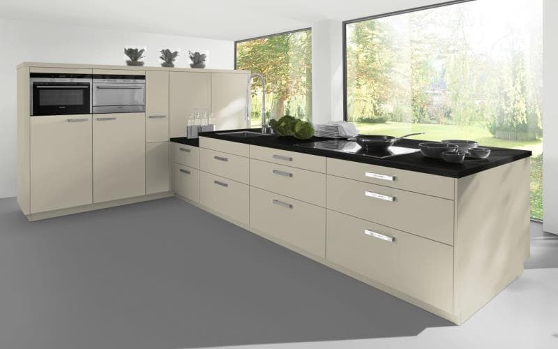 Sorrento Gloss Mussel Kitchen